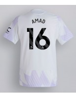 Manchester United Amad Diallo #16 Vieraspaita 2025-26 Lyhythihainen